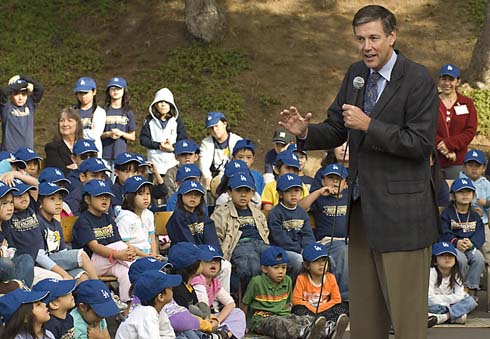 Solano Avenue Elementary School California State Superintendent of Public Instruction Jack O'Connell congratulates Solano Avenue Elementary students and staff on the many distinguished awards their school has won.