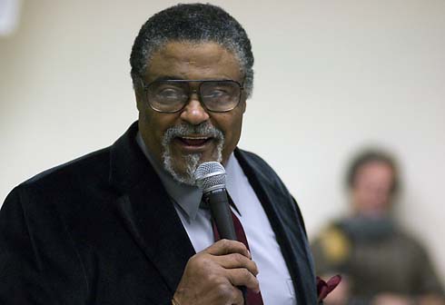 Valley Elementary School 'You're all really lucky to be here and learning,' says football legend Rosey Grier to the students of Valley Elementary School, 'so that when you grow up, you can be anything you want to be:  a doctor, a lawyer, a minister, a teacher—you can even be president.'