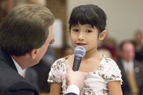 West Avenue Elementary School A young West Avenue Elementary third grader named Gabriella defines the word 'leader':  'It means to take responsibility and it means to make good choices. And it means not to do anything bad.'